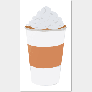 Pop Art Pumpkin Spice Latte Posters and Art